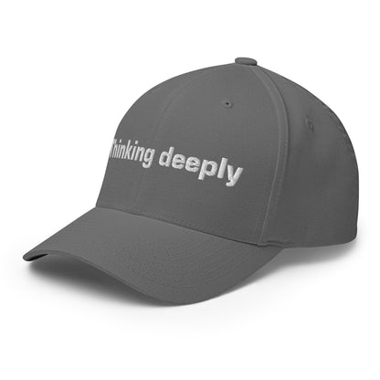 Image of the Thinking Deeply Closed-Back Baseball Cap.