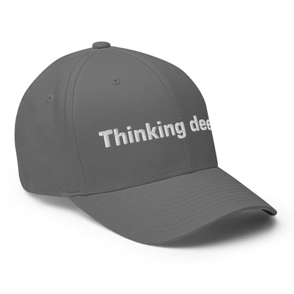 Image of the Thinking Deeply Closed-Back Baseball Cap.