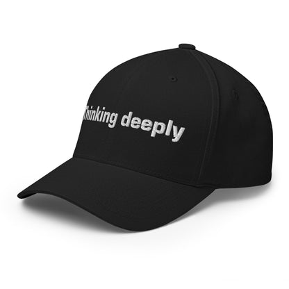 Image of the Thinking Deeply Closed-Back Baseball Cap.