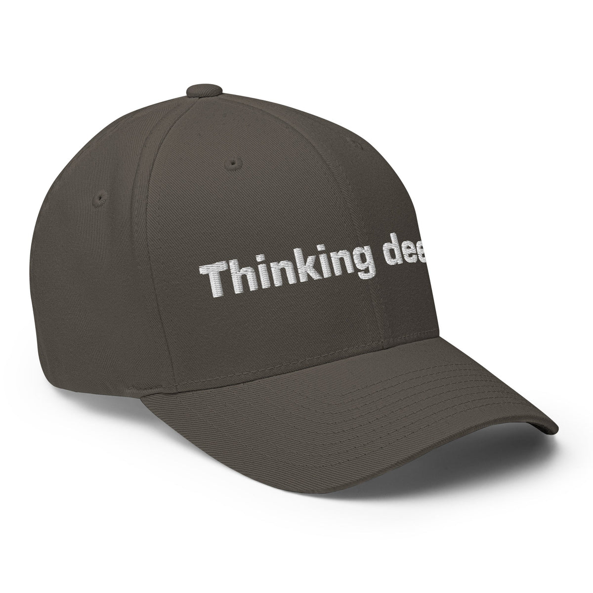 Image of the Thinking Deeply Closed-Back Baseball Cap.