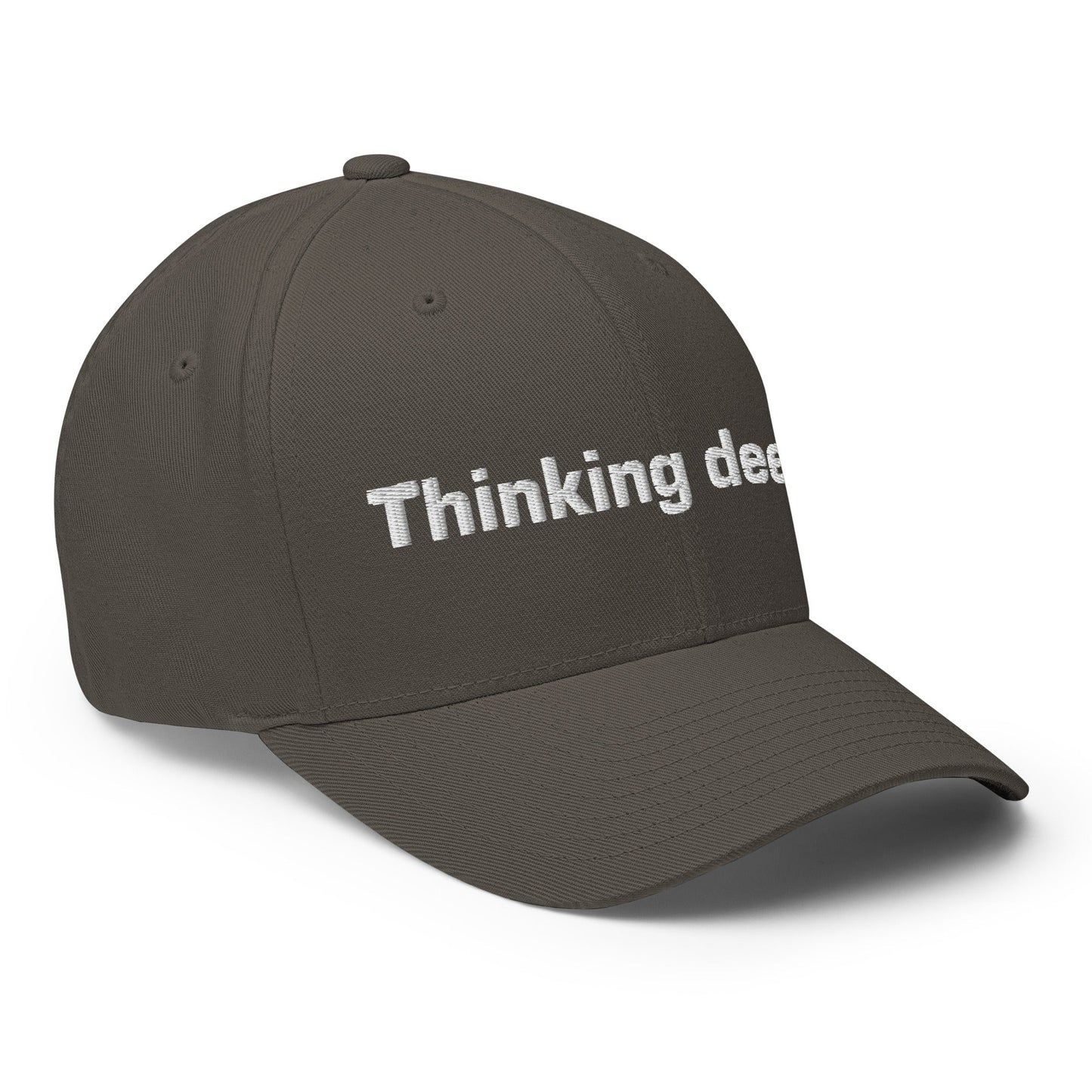 Image of the Thinking Deeply Closed-Back Baseball Cap.
