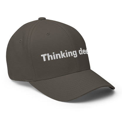 Image of the Thinking Deeply Closed-Back Baseball Cap.