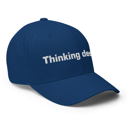 Image of the Thinking Deeply Closed-Back Baseball Cap.