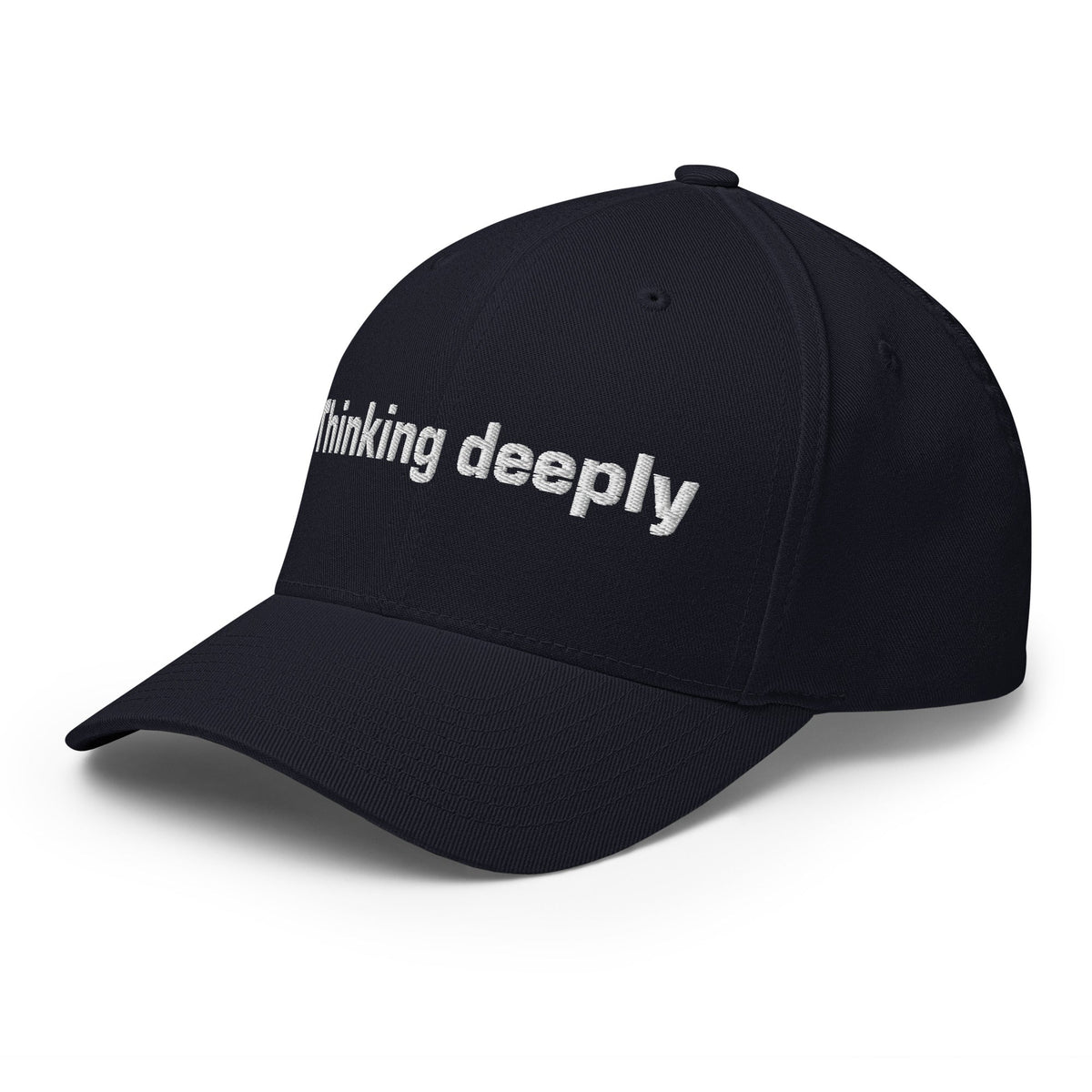 Image of the Thinking Deeply Closed-Back Baseball Cap.