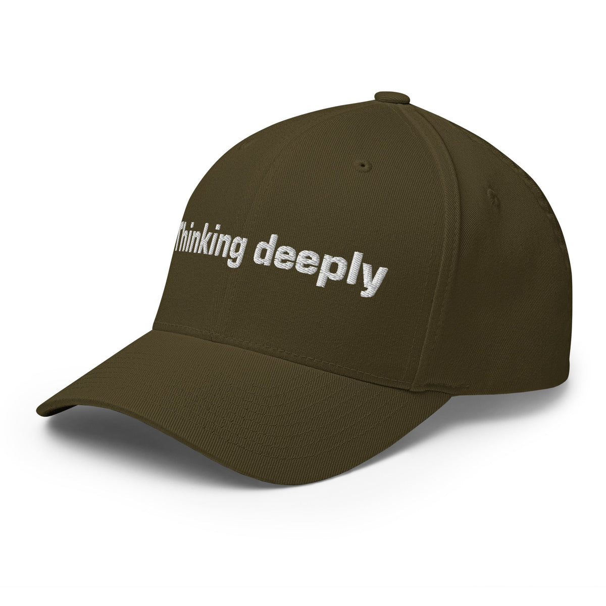 Image of the Thinking Deeply Closed-Back Baseball Cap.
