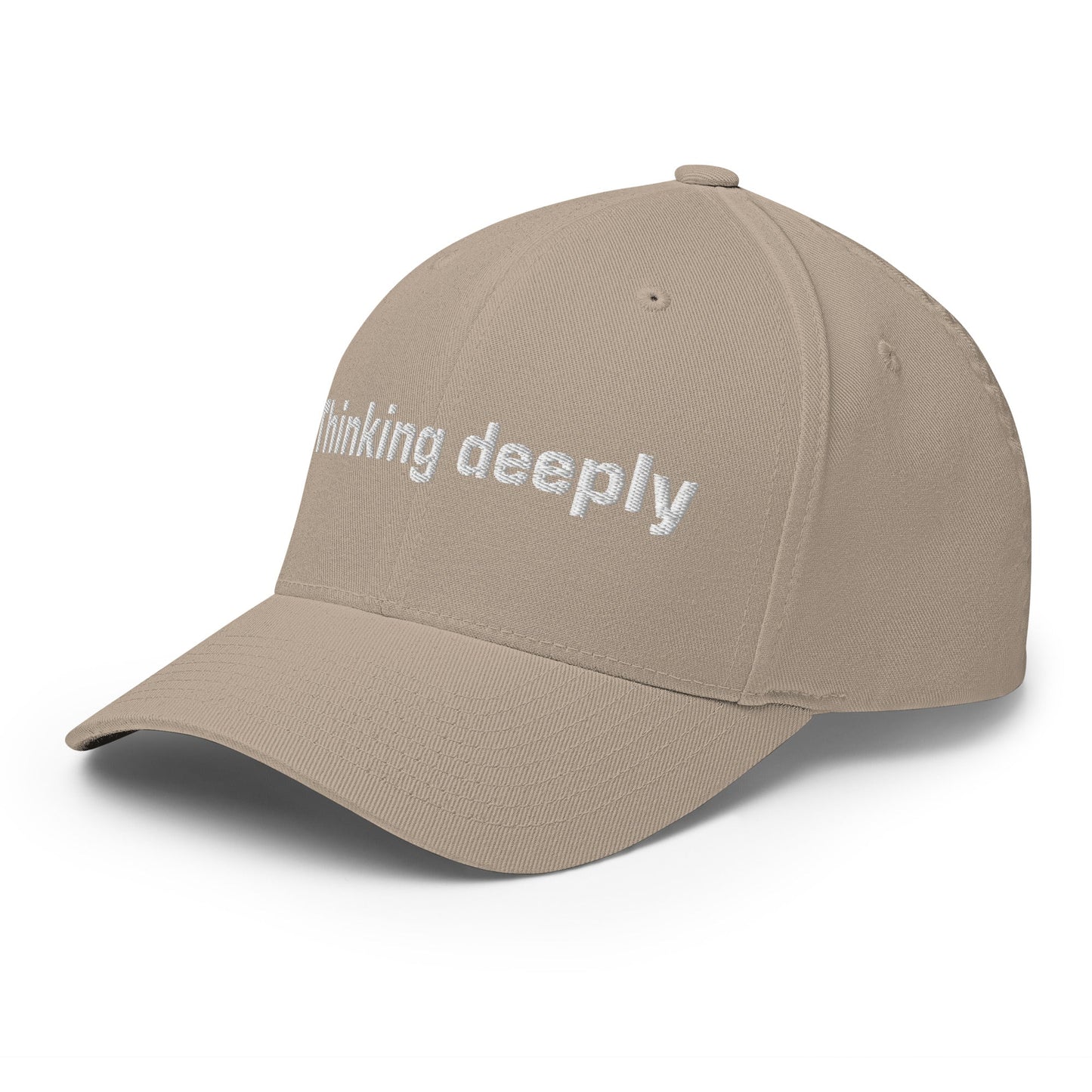 Image of the Thinking Deeply Closed-Back Baseball Cap.