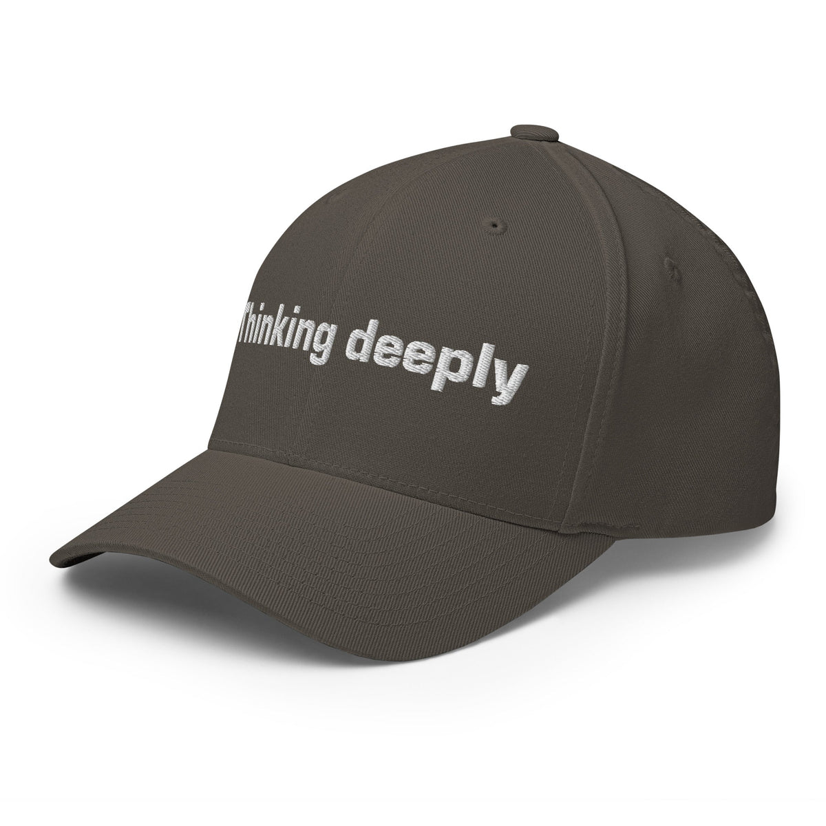 Image of the Thinking Deeply Closed-Back Baseball Cap.