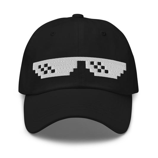 Image of the Thug Life Glasses Cap Black.