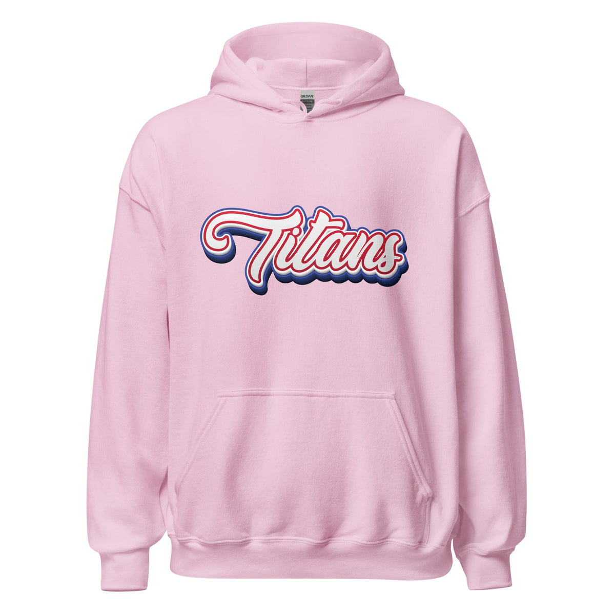 Product mockup photo of the Titans Architecture Team Hoodie (unisex) Light Pink / M.