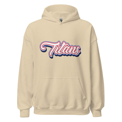 Product mockup photo of the Titans Architecture Team Hoodie (unisex) Sand / M.