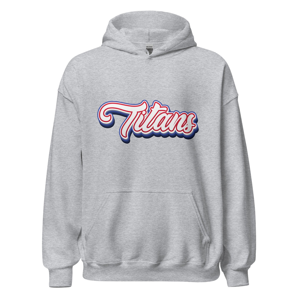 Product mockup photo of the Titans Architecture Team Hoodie (unisex) Sport Grey / M.