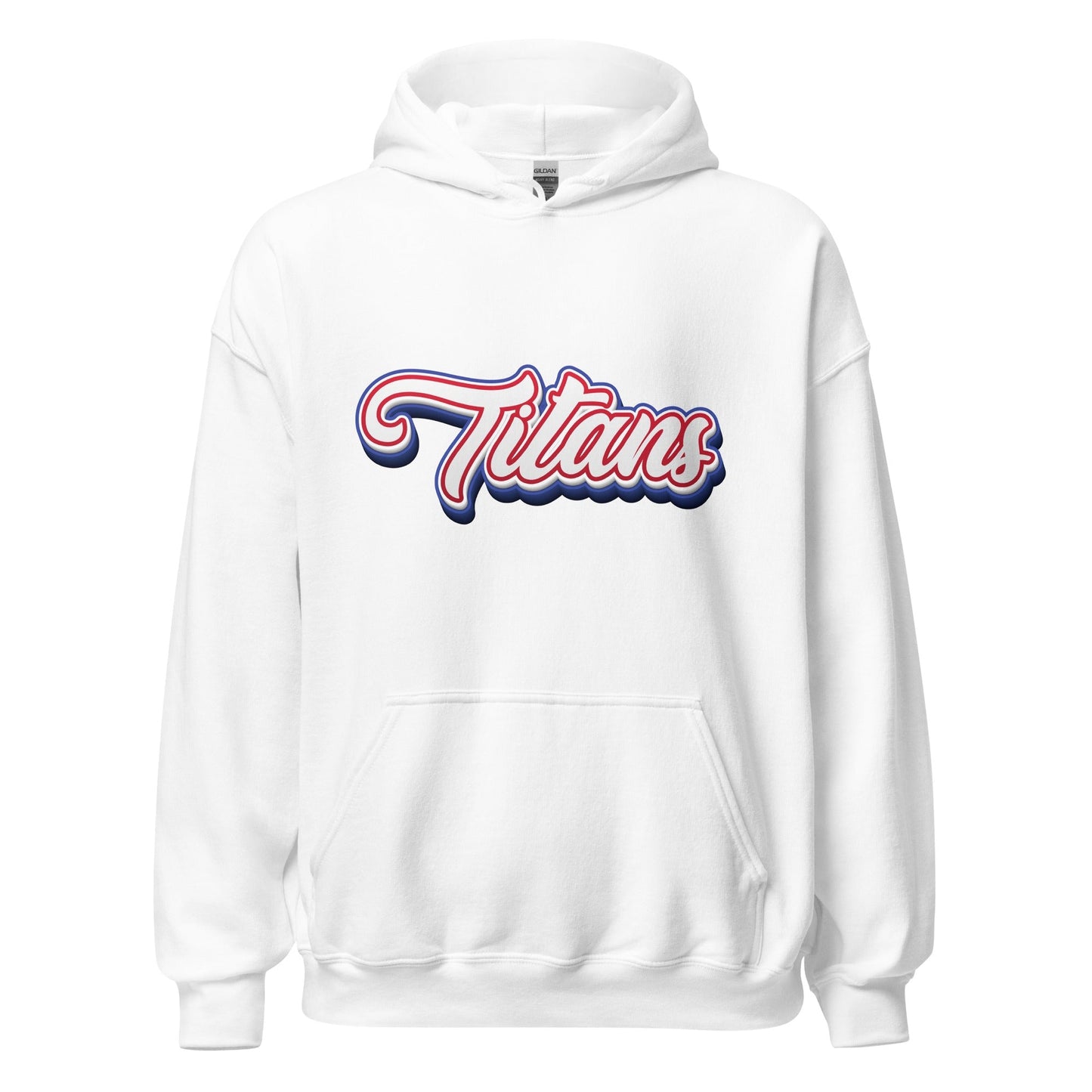 Product mockup photo of the Titans Architecture Team Hoodie (unisex) White / M.