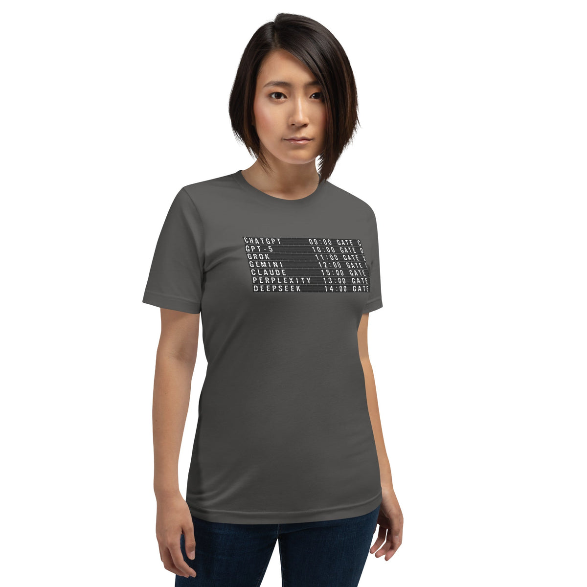 Image of the Today’s AI Departures T-Shirt (unisex).