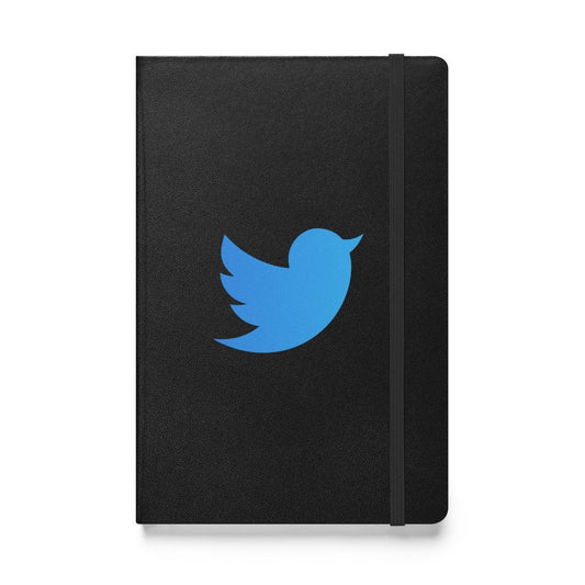 Twitter Icon Hardcover Bound Notebook - AI Store