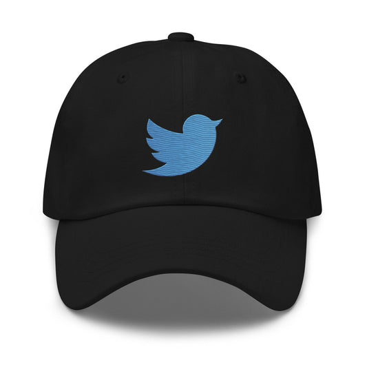 Twitter Icon True-Color Embroidered Cap - AI Store