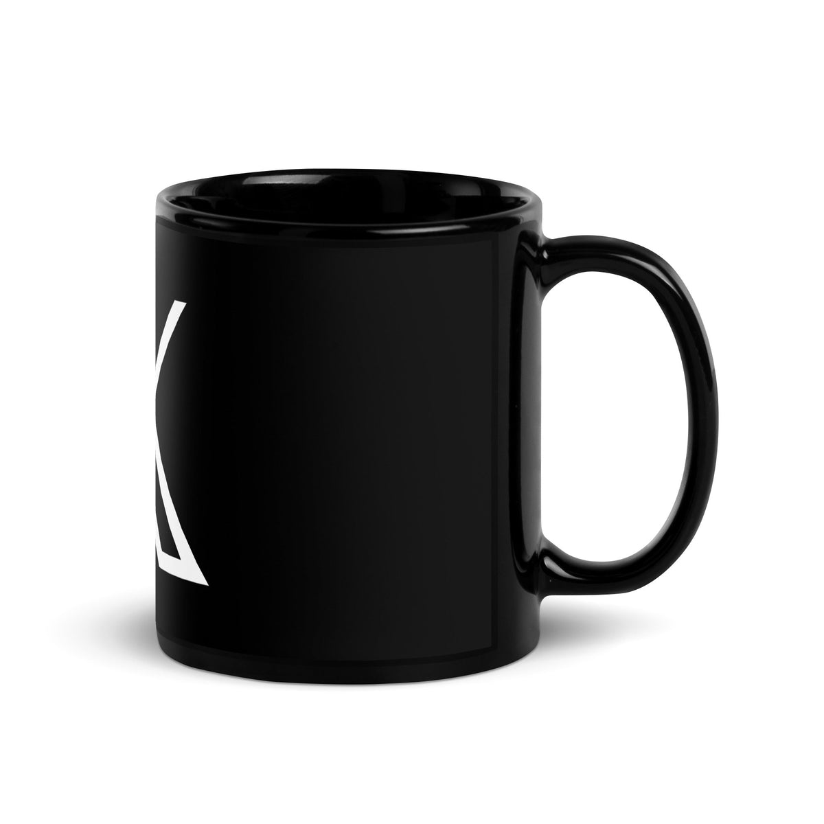 Image of the Black Twitter X Mug.