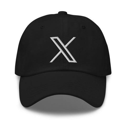 Twitter X Logo Embroidered Cap - AI Store