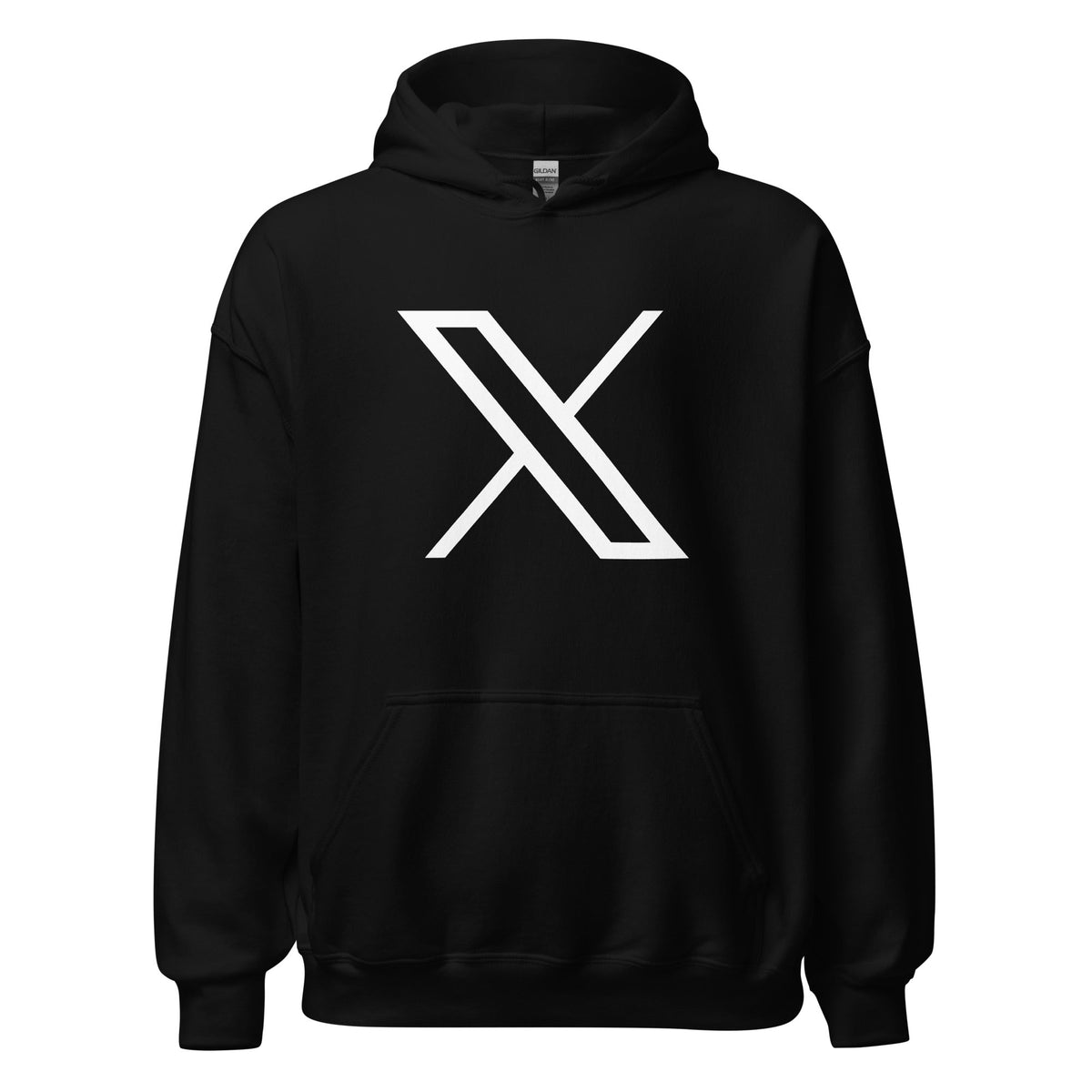 Image of the Twitter X Logo Hoodie (unisex) Black / M.