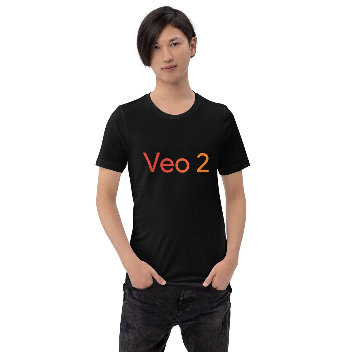 Product mockup photo of the Veo 2 T Shirt (unisex).