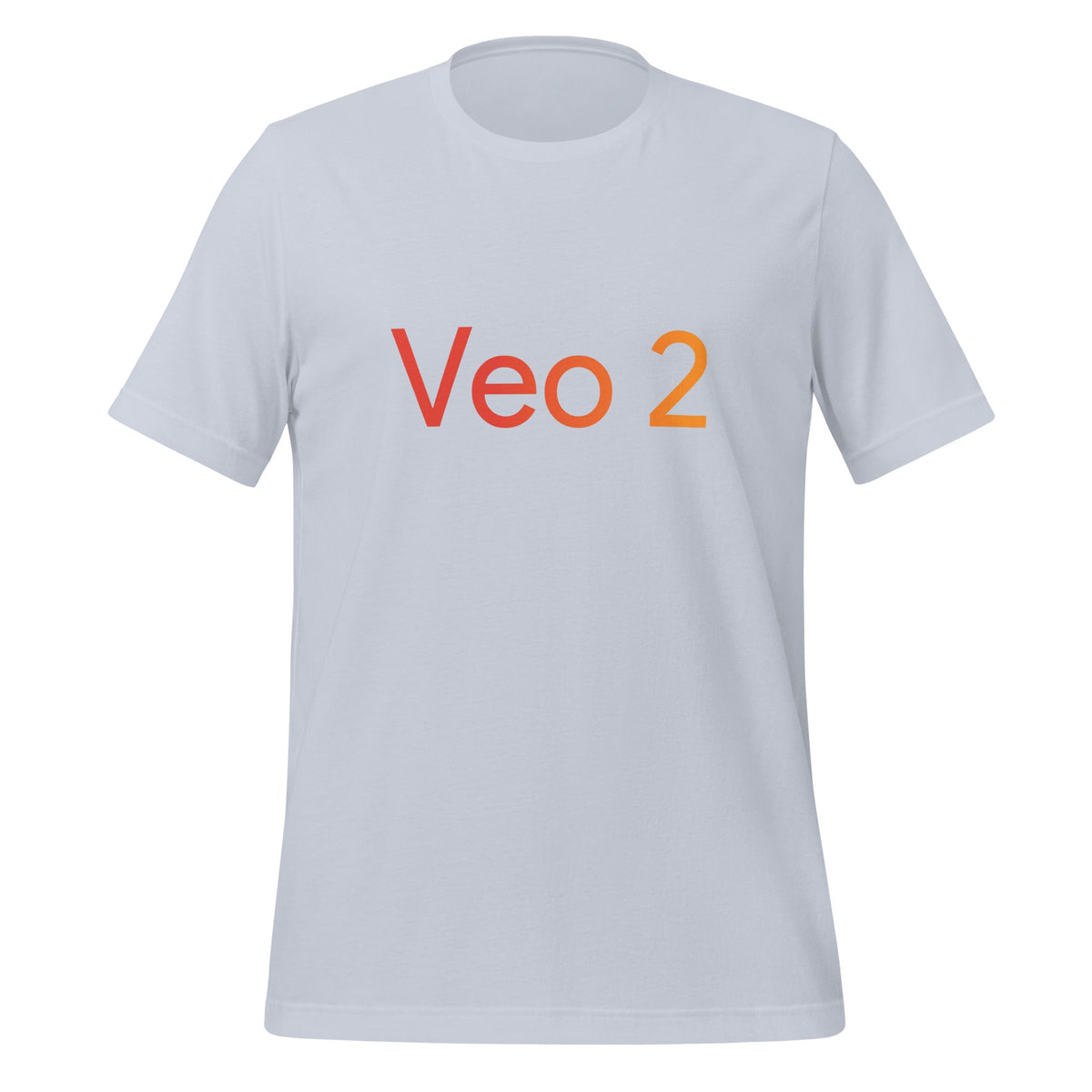 Product mockup photo of the Veo 2 T Shirt (unisex) Light Blue / M.