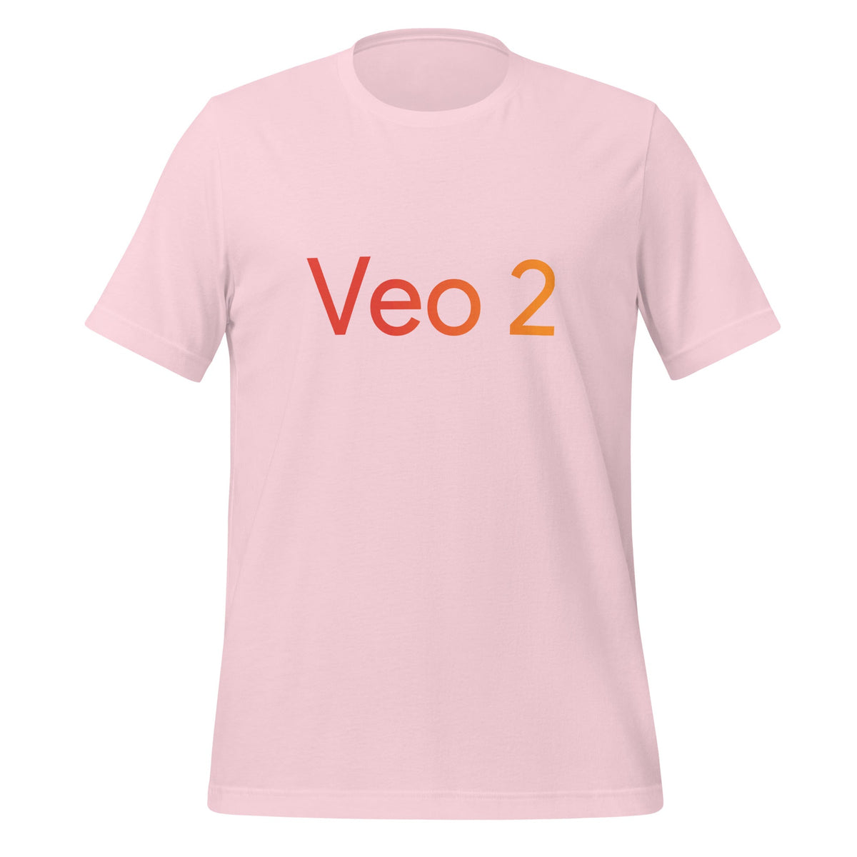 Product mockup photo of the Veo 2 T Shirt (unisex) Soft Pink / M.