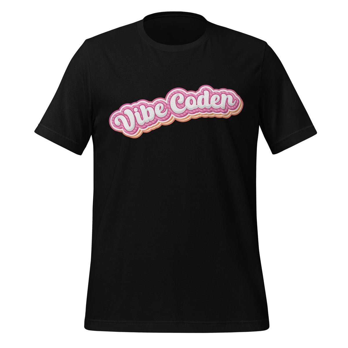 Image of the Vibe Coder Candy T-Shirt (unisex) Black / XS.