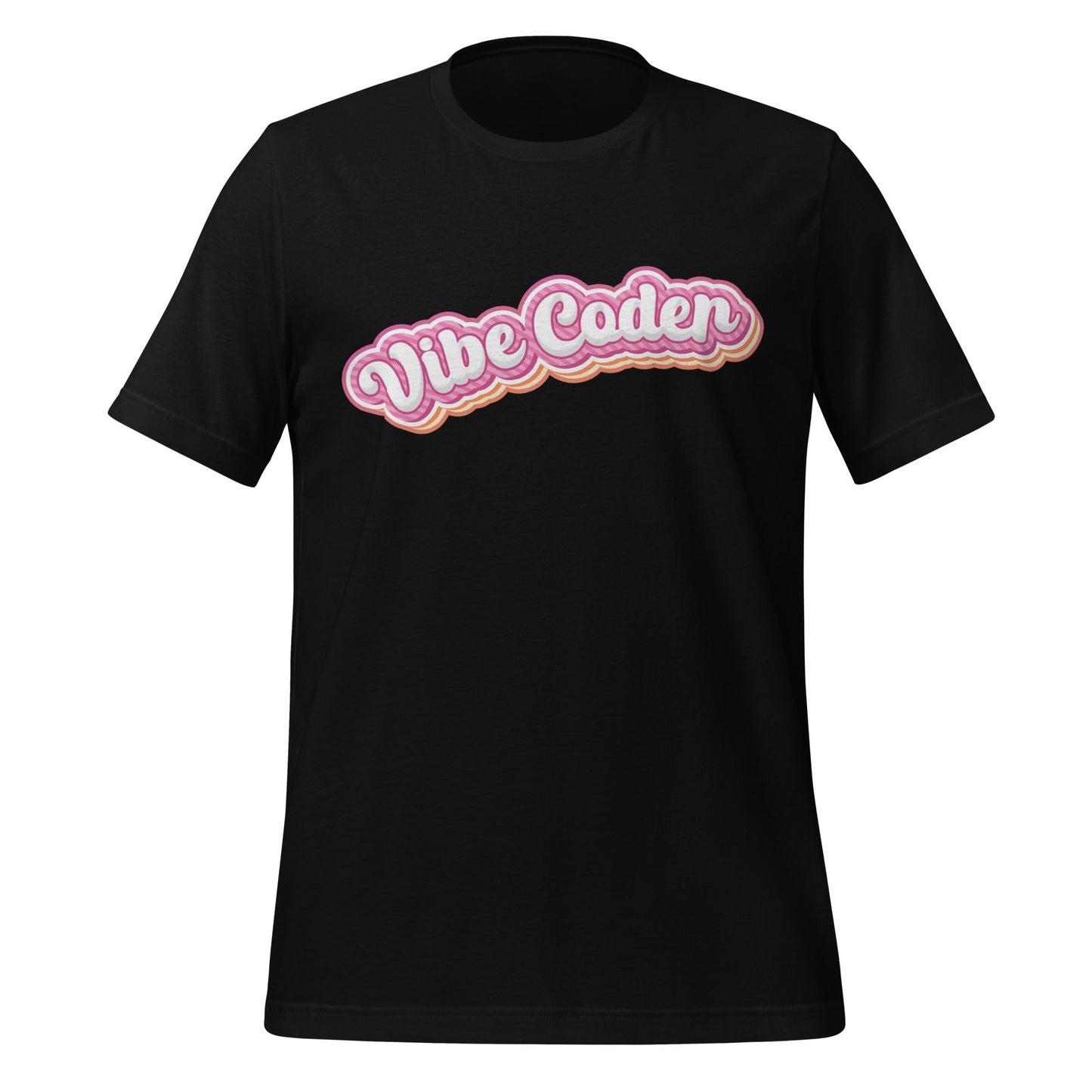 Image of the Vibe Coder Candy T-Shirt (unisex) Black / XS.