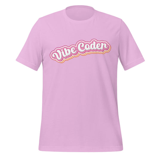 Image of the Vibe Coder Candy T-Shirt (unisex) Lilac / S.