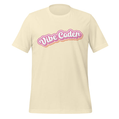 Image of the Vibe Coder Candy T-Shirt (unisex) Natural / XS.