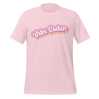 Image of the Vibe Coder Candy T-Shirt (unisex) Soft Pink / S.
