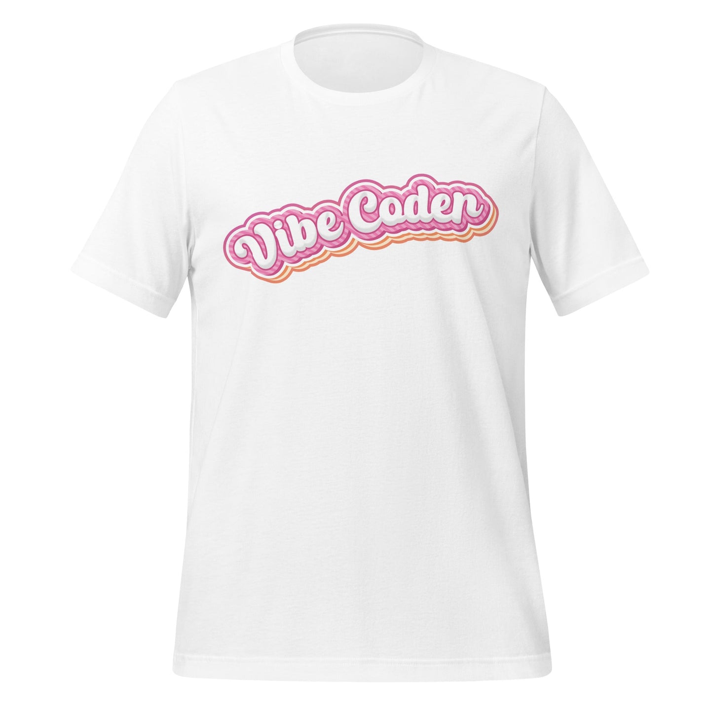 Image of the Vibe Coder Candy T-Shirt (unisex) White / XS.