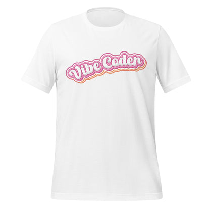 Image of the Vibe Coder Candy T-Shirt (unisex) White / XS.