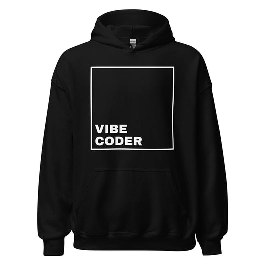 Image of the VIBE CODER Hoodie (unisex) Black / M.