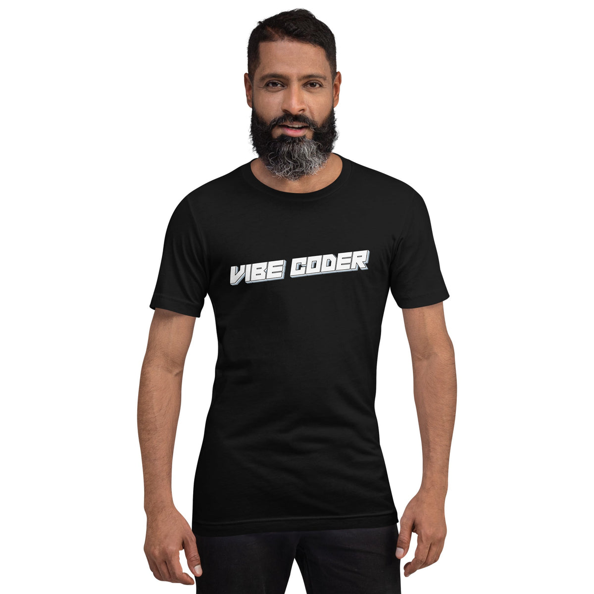 Image of the VIBE CODER T-Shirt (unisex).
