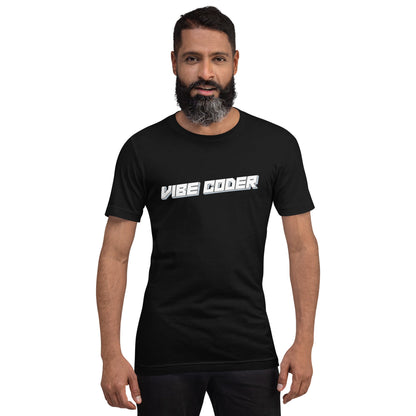 Image of the VIBE CODER T-Shirt (unisex).