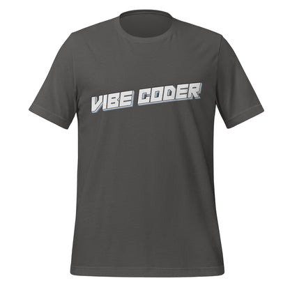 Image of the VIBE CODER T-Shirt (unisex) Asphalt / S.