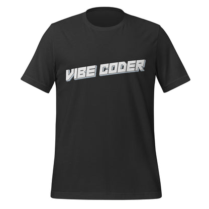 Image of the VIBE CODER T-Shirt (unisex) Dark Grey / XS.