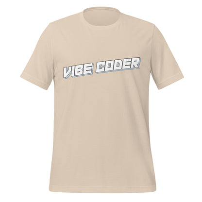 Image of the VIBE CODER T-Shirt (unisex) Soft Cream / XS.