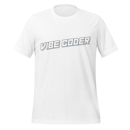 Image of the VIBE CODER T-Shirt (unisex) White / XS.