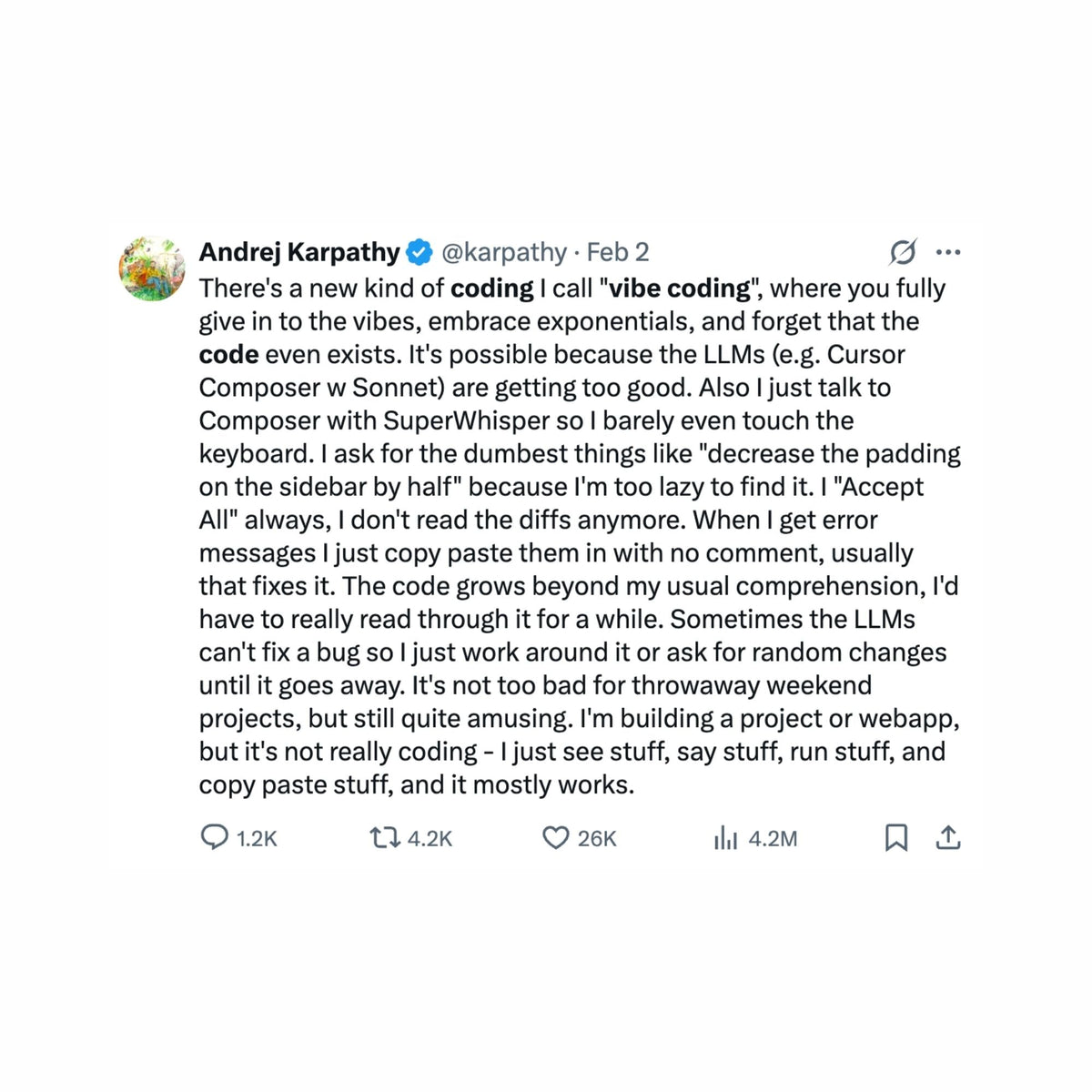 Image of the VIBE CODING Mug.