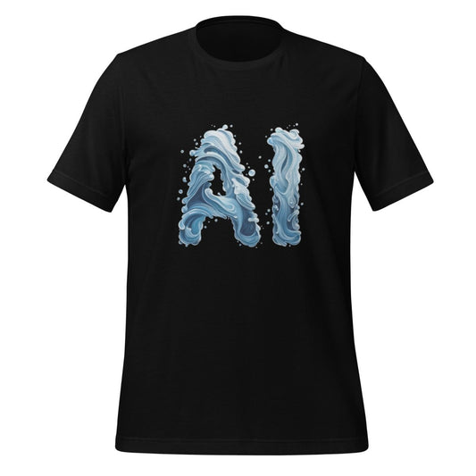 Product mockup photo of the Water AI T Shirt (unisex) Black / M.