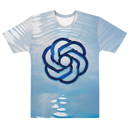 Product mockup photo of the Watery Logo T Shirt (men) M.
