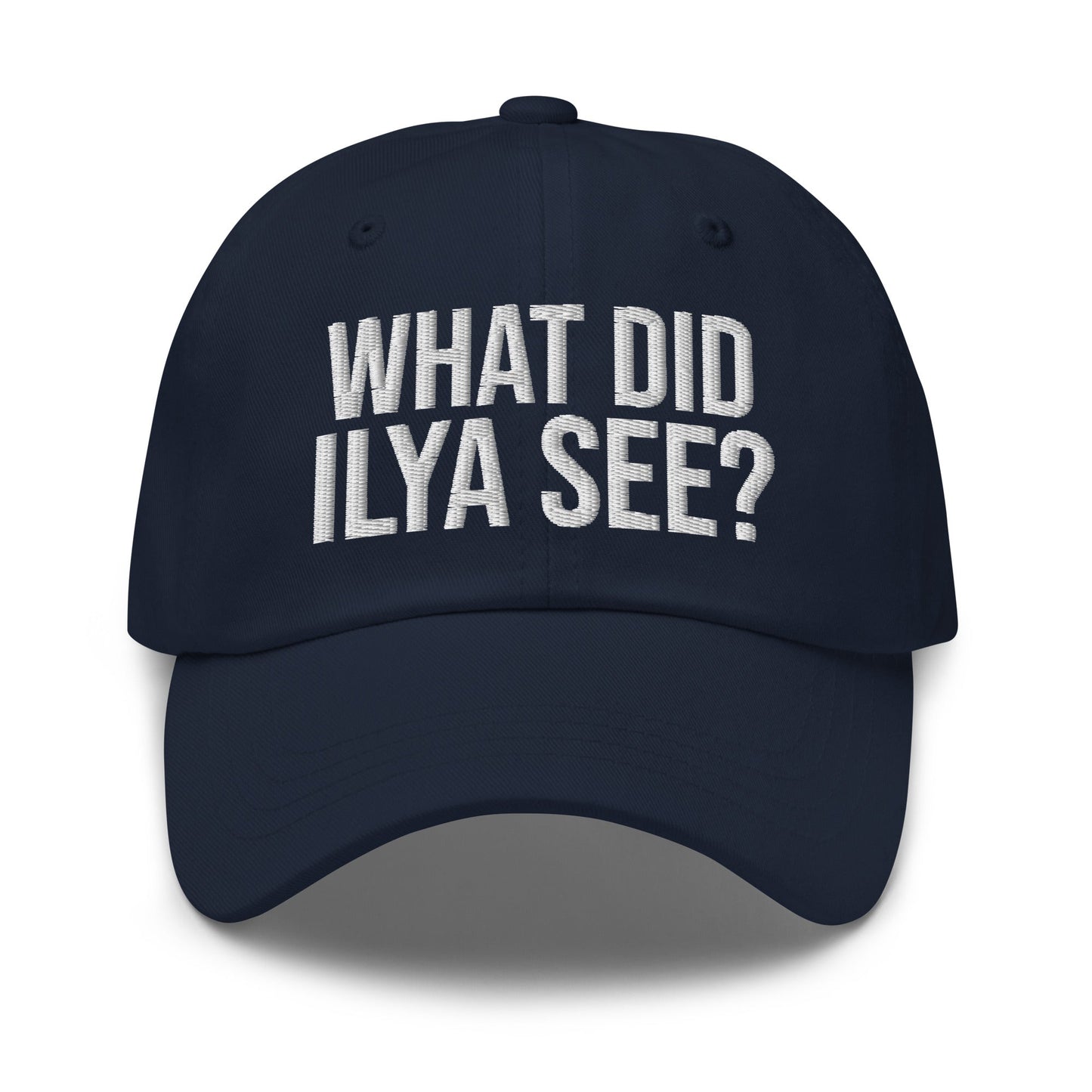 Image of the WHAT DID ILYA SEE? Cap 4 Navy.