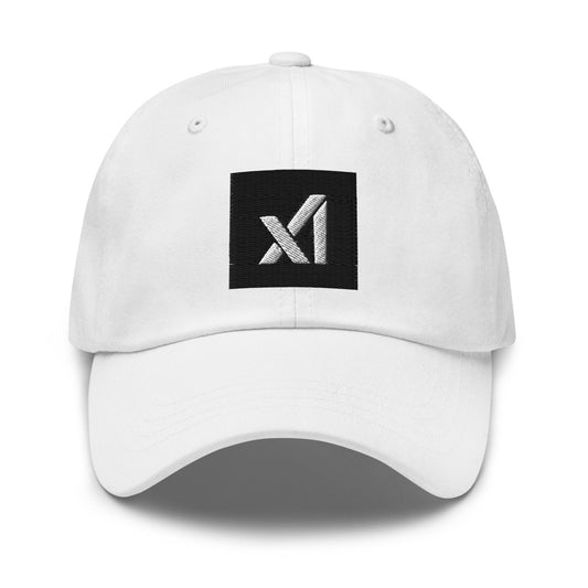xAI Black Logo Embroidered Cap - AI Store