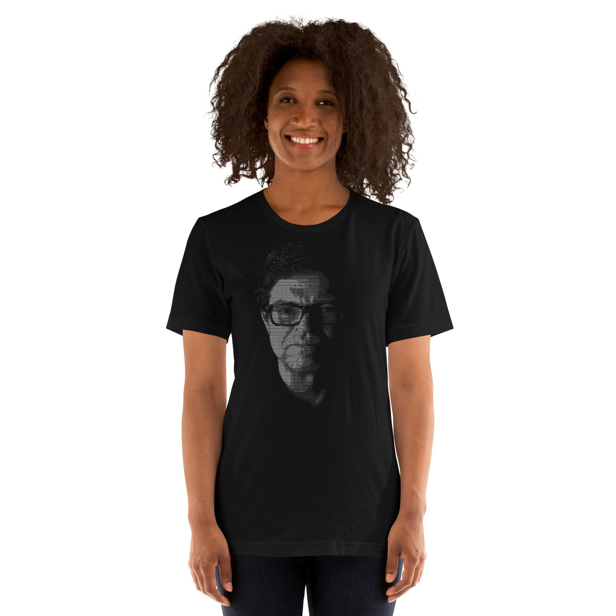 Image of the Yann LeCun ASCII ART T-Shirt (unisex).