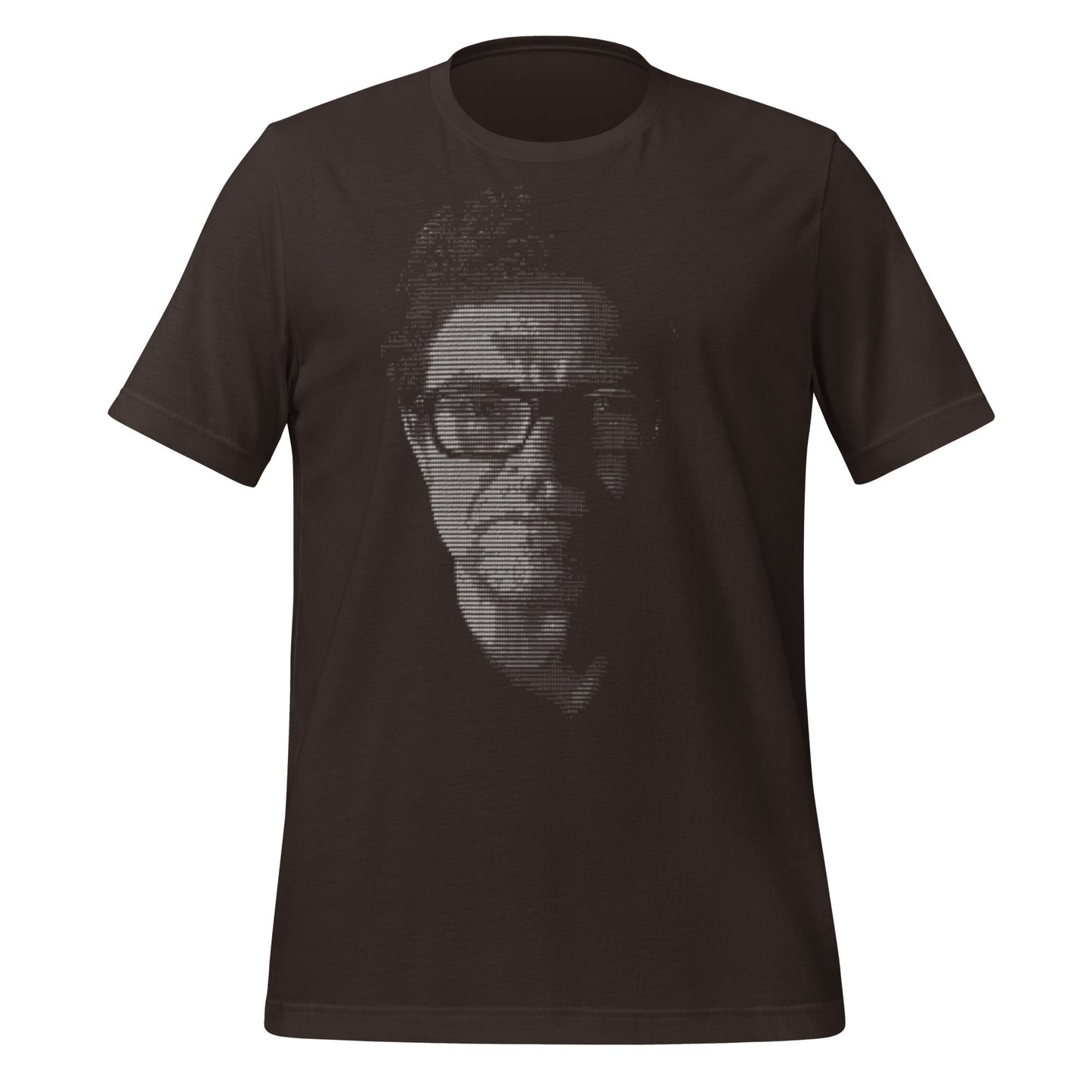 Image of the Yann LeCun ASCII ART T-Shirt (unisex) Brown / M.