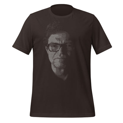 Image of the Yann LeCun ASCII ART T-Shirt (unisex) Brown / M.