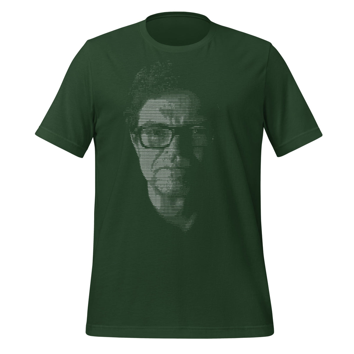 Image of the Yann LeCun ASCII ART T-Shirt (unisex) Forest / M.