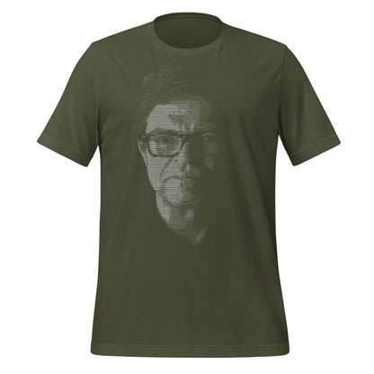Image of the Yann LeCun ASCII ART T-Shirt (unisex) Military Green / M.