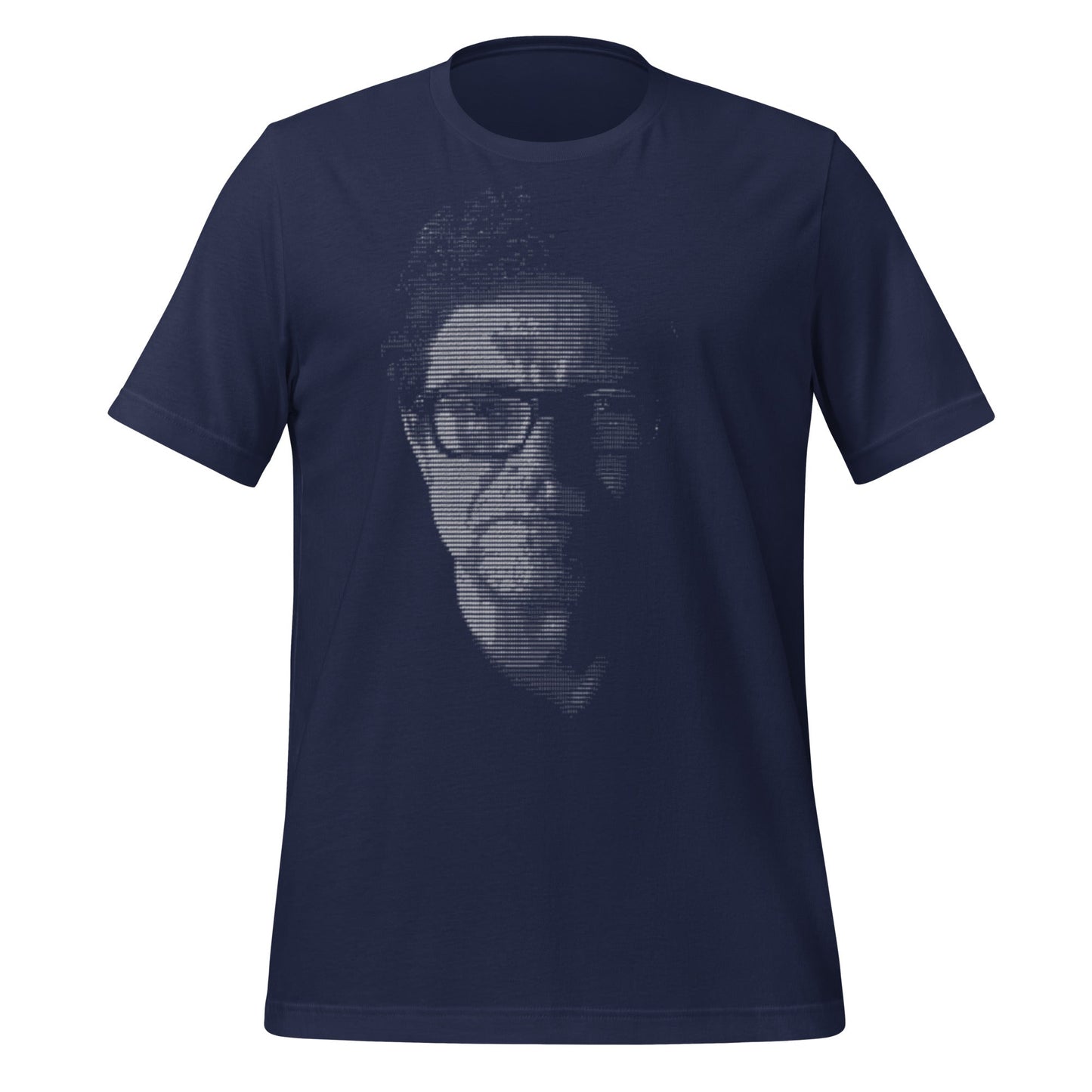 Image of the Yann LeCun ASCII ART T-Shirt (unisex) Navy / M.